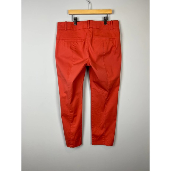 Ann Taylor "Devin Fit" Rust/Burnt Orange Spice cropped pants Sz. 4 - Picture 6 of 11